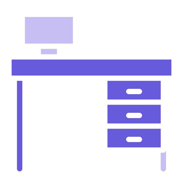 Ilustración vectorial de escritorio