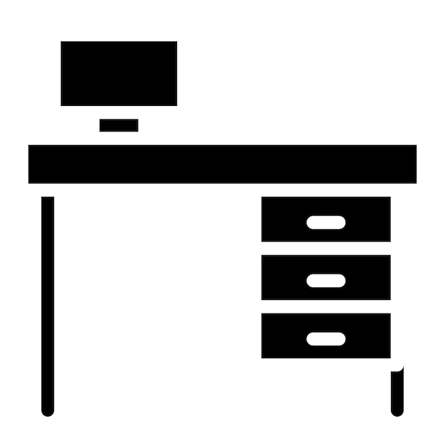 Ilustración vectorial de escritorio