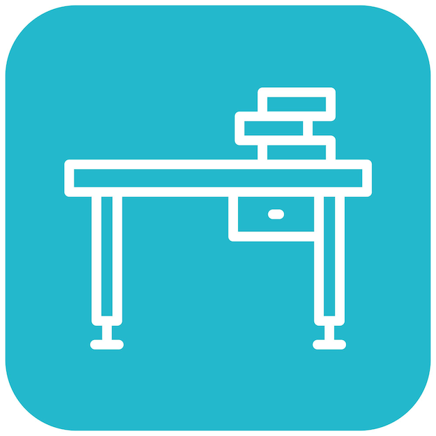 Ilustración vectorial de escritorio