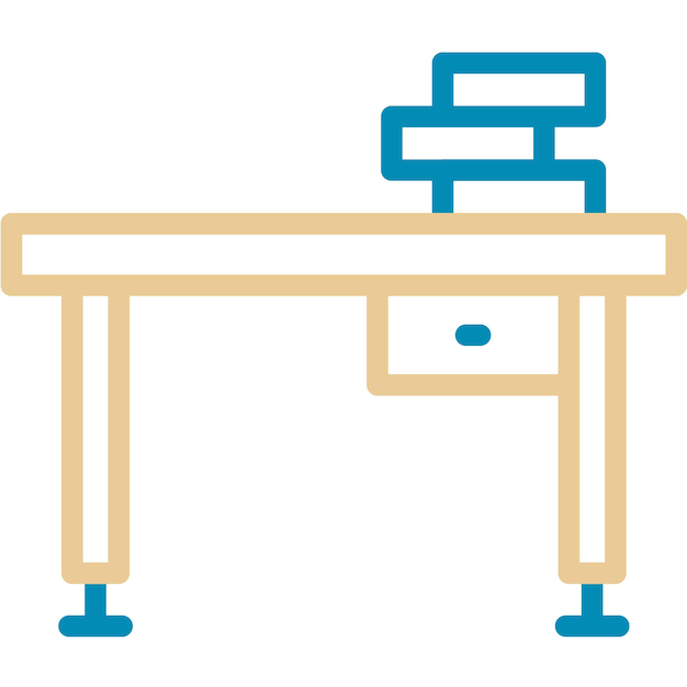 Ilustración vectorial de escritorio