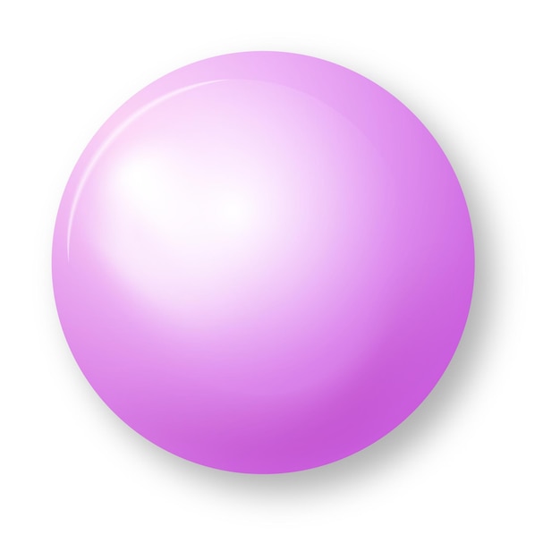 Ilustración vectorial de esfera en 3d