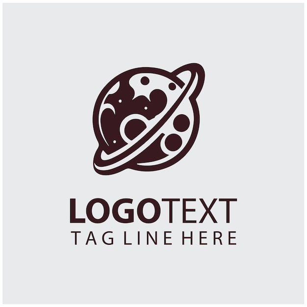 Ilustración vectorial del espacio del logotipo