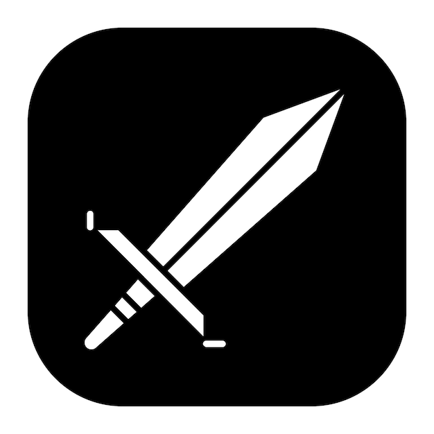 Ilustración vectorial de la espada