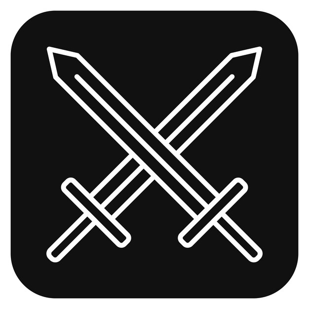 Ilustración vectorial de las espadas