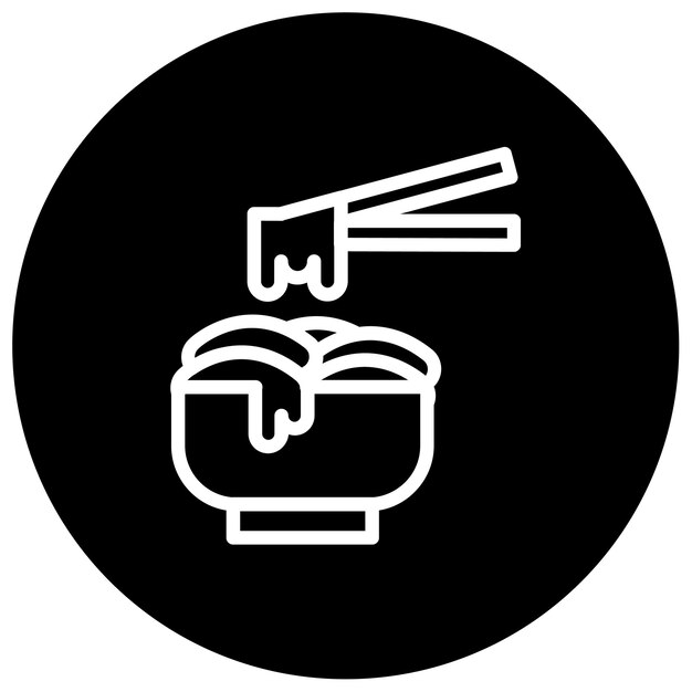 Ilustración vectorial de espaguetis