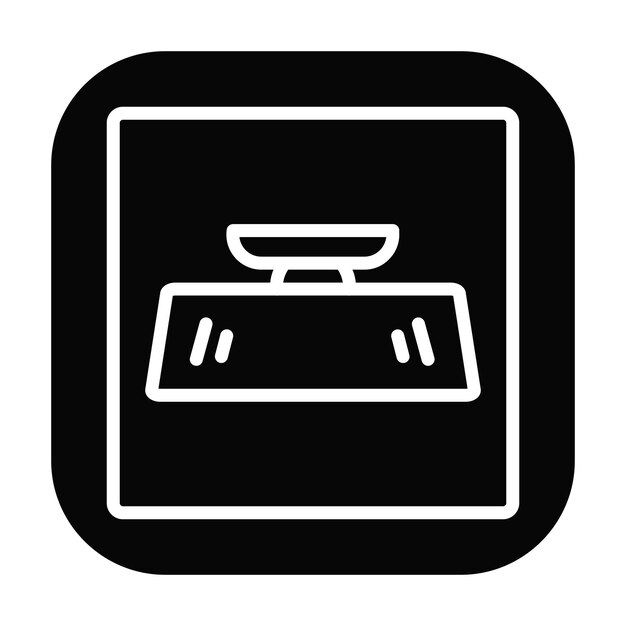 Ilustración vectorial del espejo retrovisor
