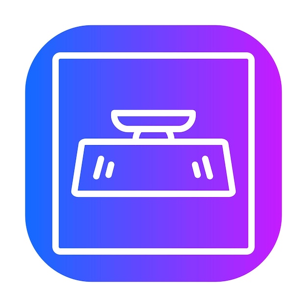 Ilustración vectorial del espejo retrovisor