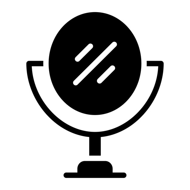 Ilustración vectorial de espejo