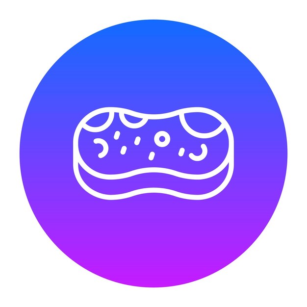Ilustración vectorial de la esponja