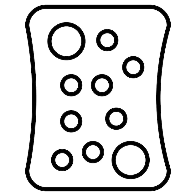 Ilustración vectorial de la esponja