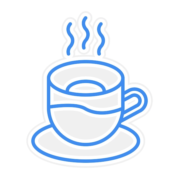 Ilustración vectorial del espresso