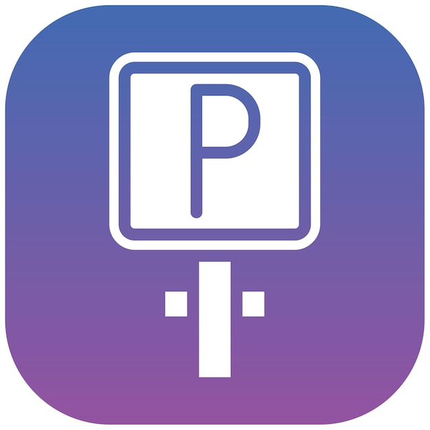 Ilustración vectorial de estacionamiento