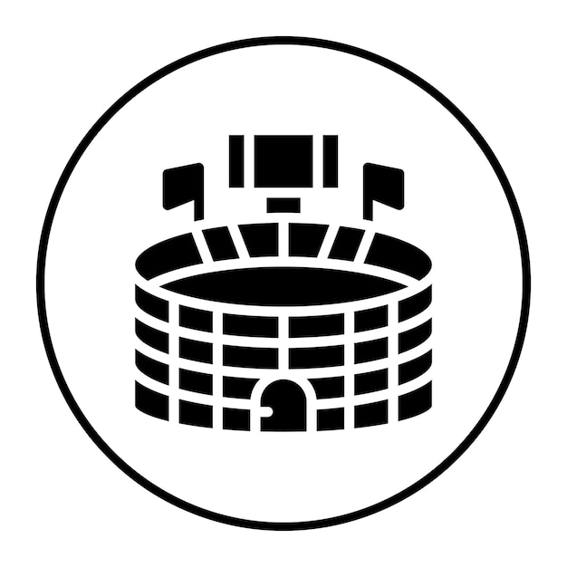 Ilustración vectorial del estadio