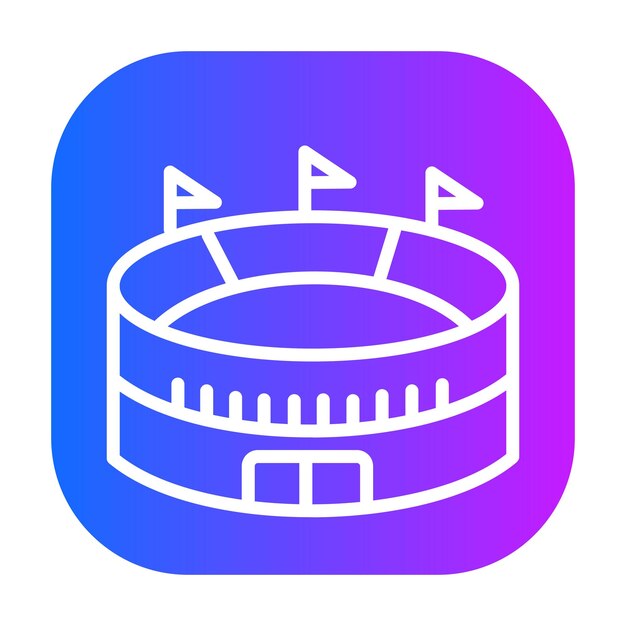 Ilustración vectorial del estadio
