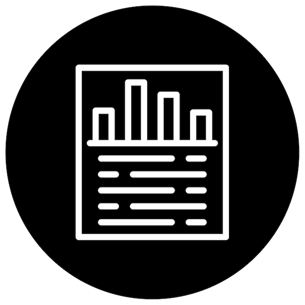 Ilustración vectorial de estadísticas en línea