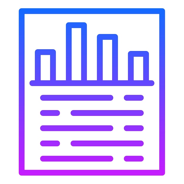 Ilustración vectorial de estadísticas en línea