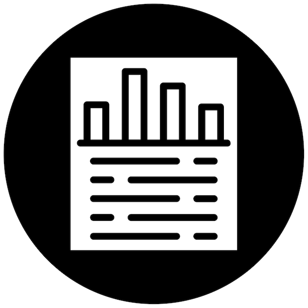 Ilustración vectorial de estadísticas en línea