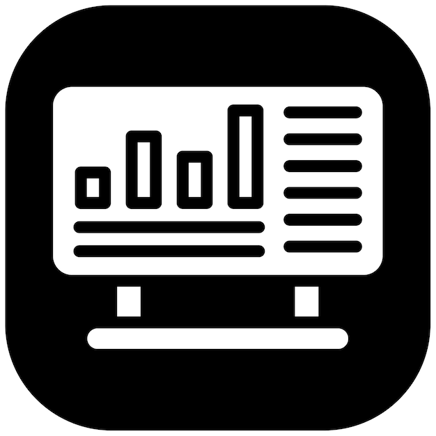 Ilustración vectorial de estadísticas en línea