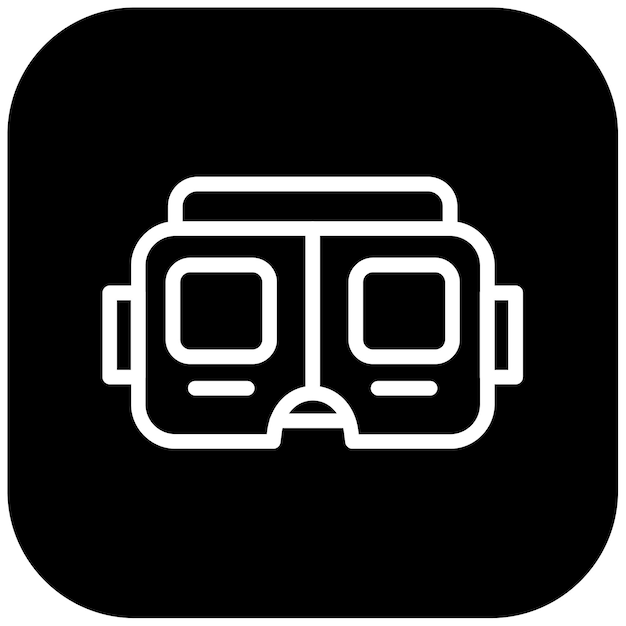 Ilustración vectorial estereoscópica