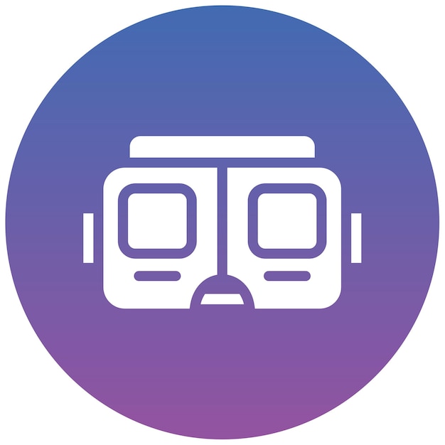 Ilustración vectorial estereoscópica