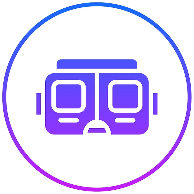 Ilustración vectorial estereoscópica