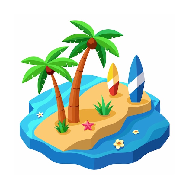 Ilustración vectorial de estilo 3D