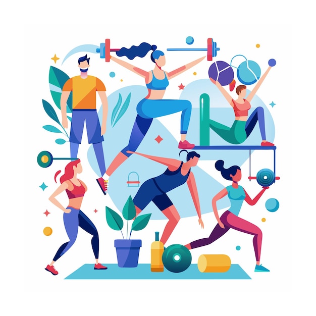 Ilustración vectorial de estilo 3D