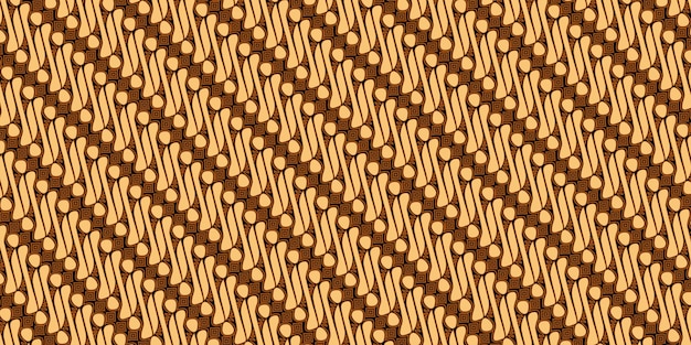 Ilustración vectorial de estilo Batik parang para papel tapiz de fondo y textiles de ropa