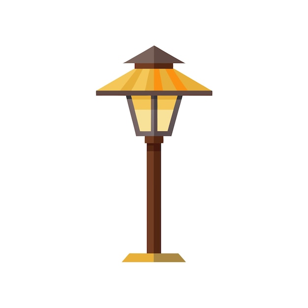 Ilustración vectorial de estilo plano del equipo de solución de iluminación electrónica