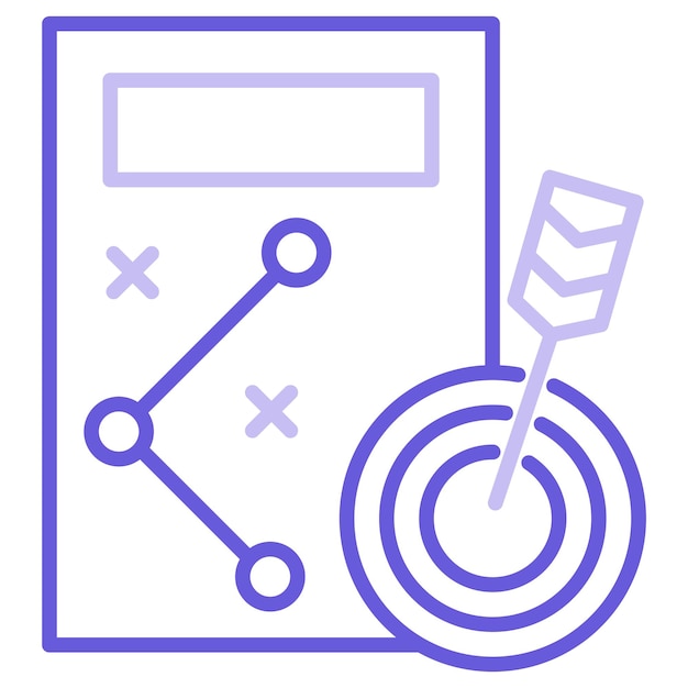 Ilustración vectorial de la estrategia