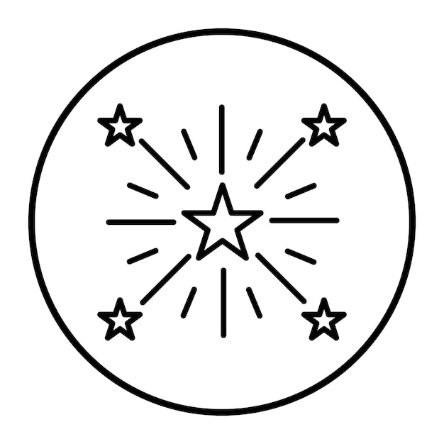 Ilustración vectorial de las estrellas