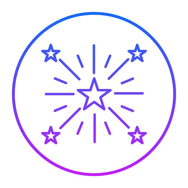 Ilustración vectorial de las estrellas