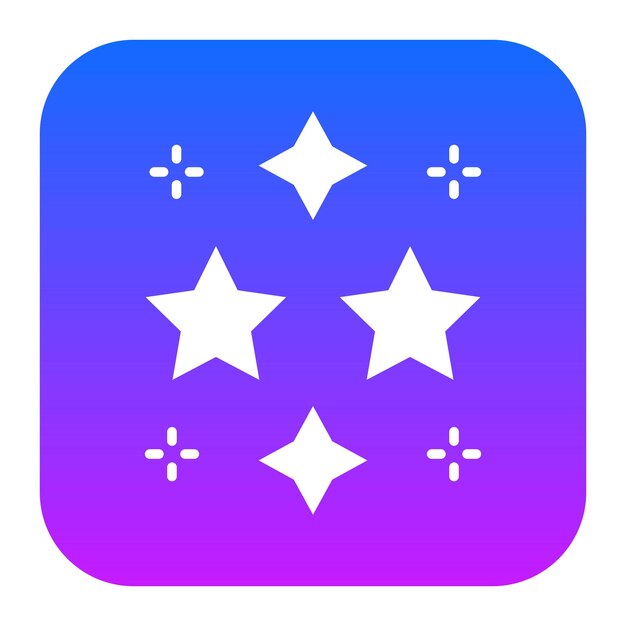 Ilustración vectorial de las estrellas
