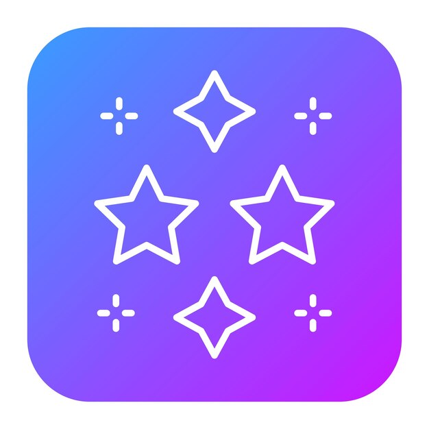 Ilustración vectorial de las estrellas