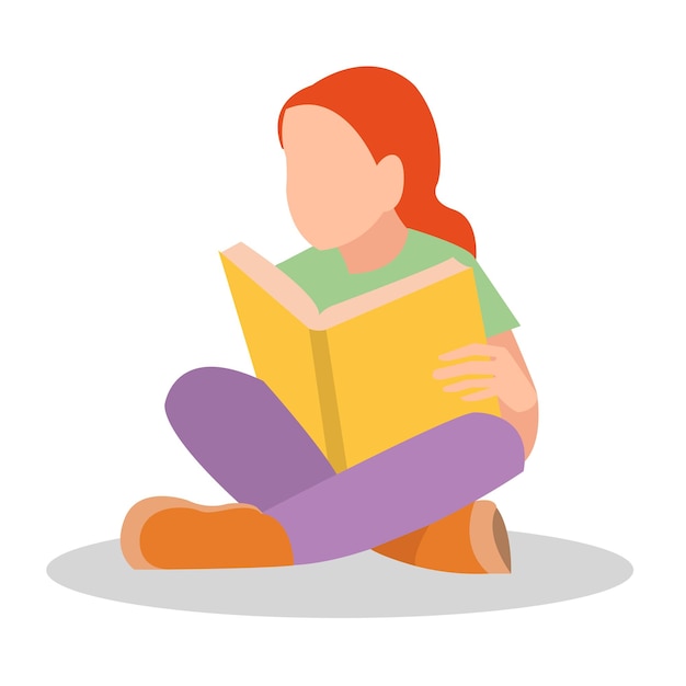 ilustración vectorial de estudiantes en diferentes posturas