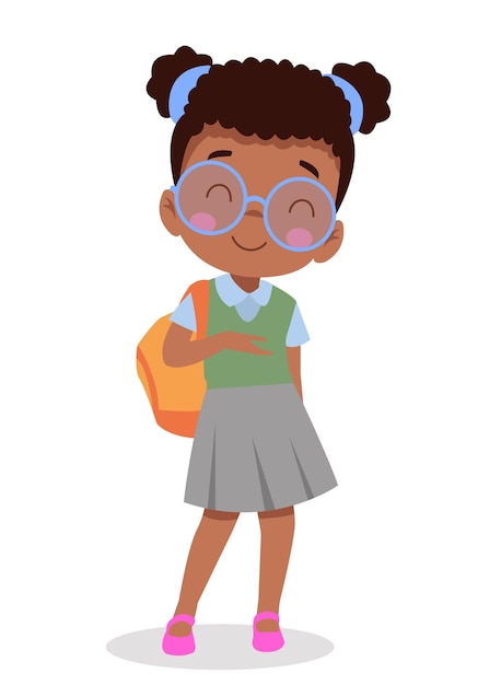 ilustración vectorial de estudiantes en diferentes posturas