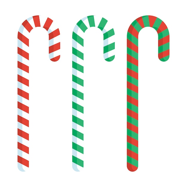 Ilustración vectorial del evento Candy Cane para la Navidad