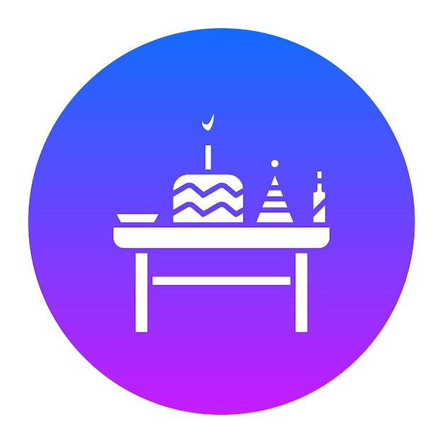 Ilustración vectorial de eventos de cumpleaños
