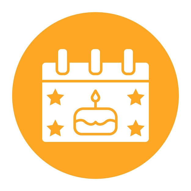 Ilustración vectorial de eventos de cumpleaños