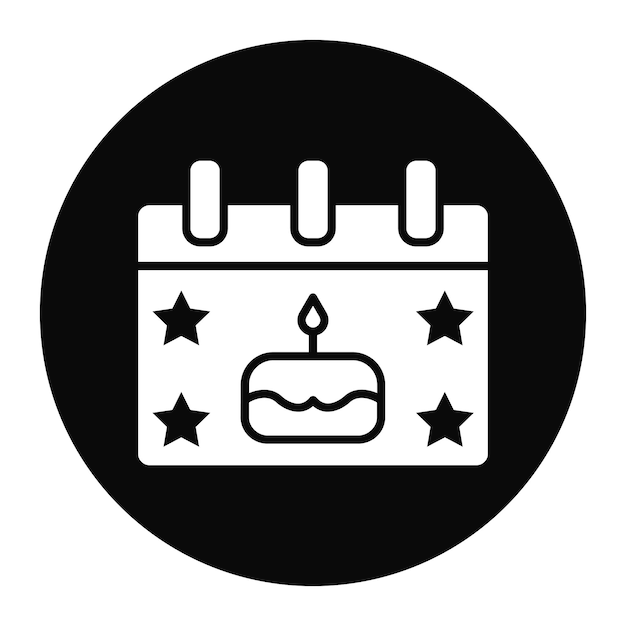 Ilustración vectorial de eventos de cumpleaños