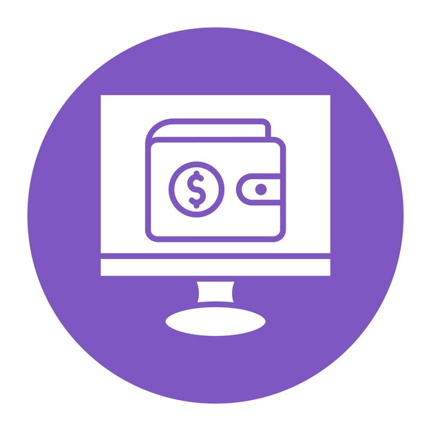 Ilustración vectorial de Ewallet