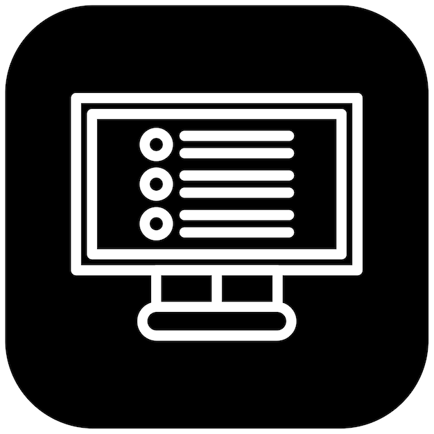 Ilustración vectorial de exámenes en línea