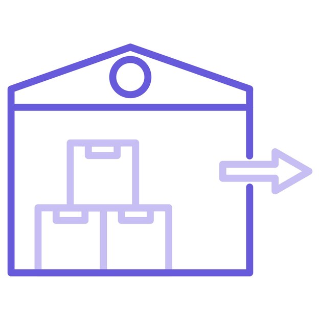 Ilustración vectorial de exportación