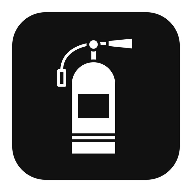 Ilustración vectorial del extintor de incendios
