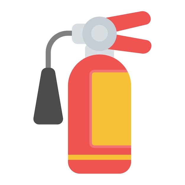 Ilustración vectorial del extintor de incendios