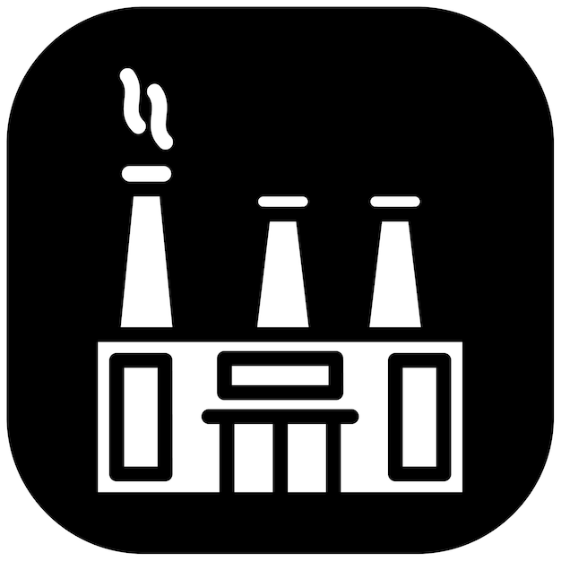 Ilustración vectorial de fábrica
