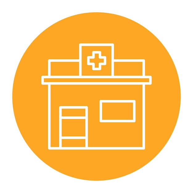 Ilustración vectorial de la farmacia