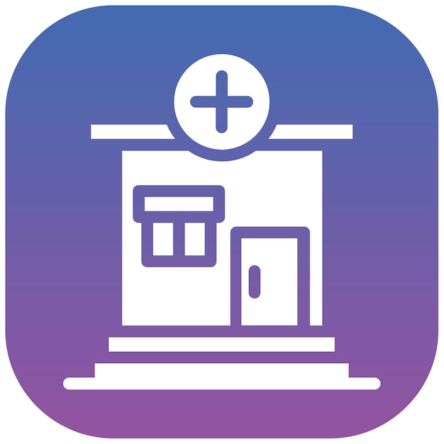 Ilustración vectorial de la farmacia