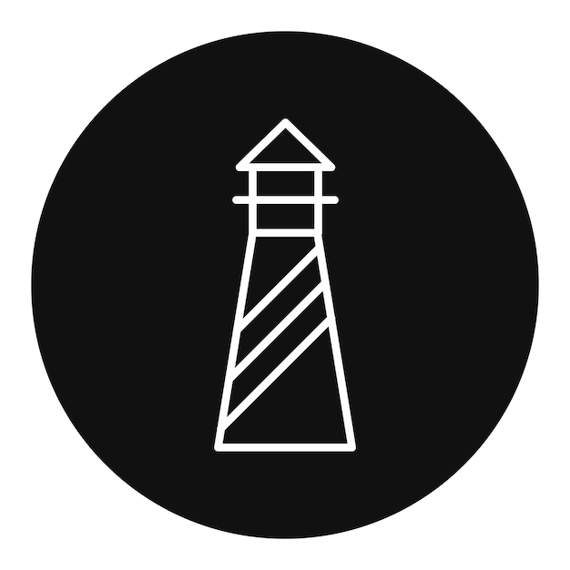 Ilustración vectorial del faro
