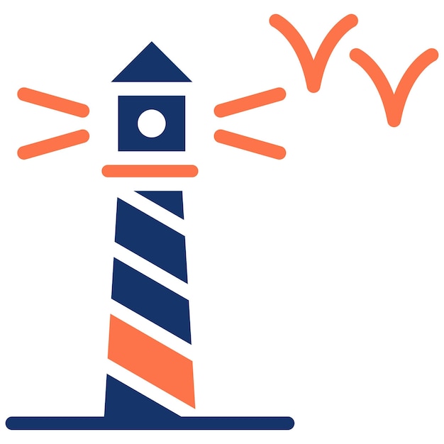 Ilustración vectorial del faro